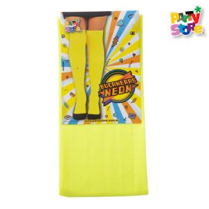 MEDIA BUCANERA NEON FLUO AMARILLA X2