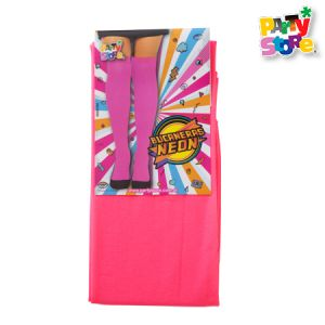 MEDIA BUCANERA NEON FLUO ROSA X2