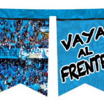BANDERIN RECTANGULAR F/C BELGRANO X1