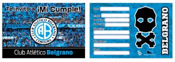 INVITACION BELGRANO X10
