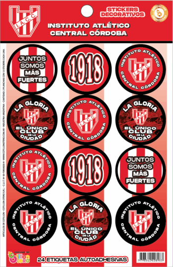 AUTOADHESIVO INSTITUTO (12UNID) X2