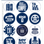 AUTOADHESIVO TALLERES (12UNID) X2