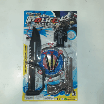 SET POLICIA ARMA/CHUCHILLO/ X1