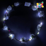 VINCHA FLORES BCAS C/LED X1