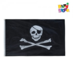 BANDERA PIRATA 90X150CM X1
