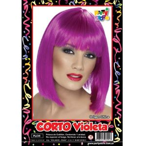 PELUCA LACIA CORTA VIOLETA X1