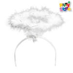 VINCHA HALO AUREOLA DE ANGEL C/PLUMA X1