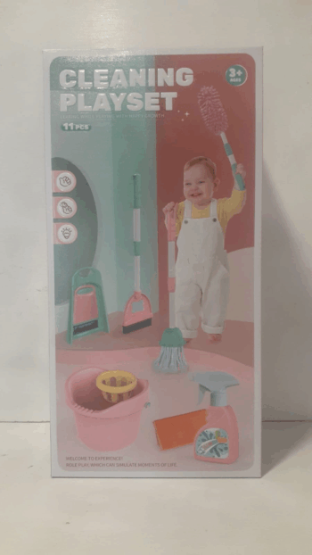 SET DE LIMPIEZA 11PZAS 18X13X36CM X1