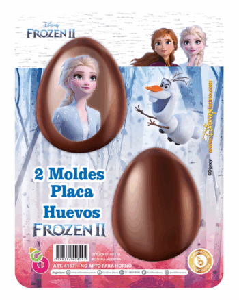 MOLDE PLACA HUEVO PASCUA FROZEN X2