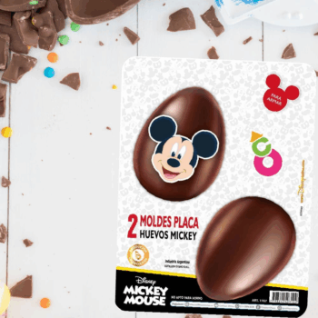 MOLDE PLACA HUEVO PASCUA MICKEY X2