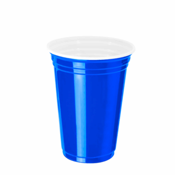 VASO AMERICANO 300ML AZUL X25