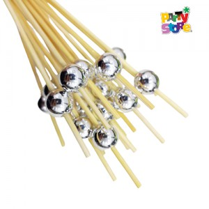 PINCHE PERLA PLATEADA 12CM X50