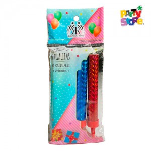 BENGALA HOLOGRAFICA 10CM BSA X4