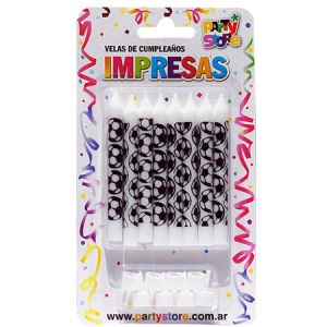 VELA IMPRESA PELOTAS C/PORTA X8