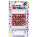 VELA C/PORTA PELOTA RUGBY X8