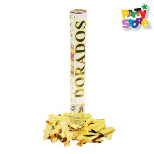 CAÑON LANZAPAPELES DORADO 40CM X1