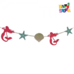 BANNER SIRENAS, ESTRELLAS ALMEJAS 250CM X1