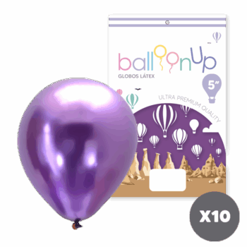 GLOBO CHROME 12" VIOLETA (RJ-23008) X10