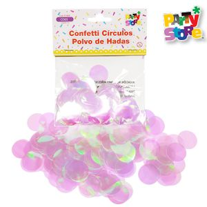 CONFETTI CIRCULOS POLVO DE HADAS X15GRS