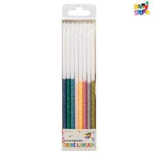 VELAS LARGAS GIBRE BICOLOR MULTICOLOR BLI X16