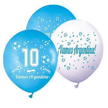 GLOBO FUTBOL 12" VAMOS ARGENTINA X12