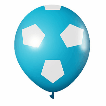 GLOBO FUTBOL 12" GAJOS CTE/BCO X12