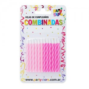 VELA 6CM COMBINADAS NENA X12