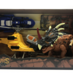 SET DINO C/VEHICULOS, ARMAS  Y SOLDADO CJA X1