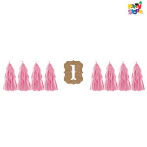 BORLAS 1ER AÑO ROSA 2MTS X1