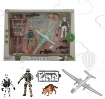 SET MILITAR CON DRONE CJA X