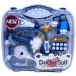 JUEGO DE DOCTOR MALETIN TRANSP X1