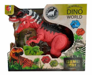 DINOSAURIO A PILAS C/HUEVOS CJA X1