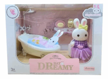 CONEJITO CON BAÑERA X1