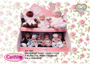BABY LOVELY CJA EXHIBIDORA C/9 MUÑECAS X1