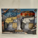 PISTOLAS, LENTES Y PLACA X2