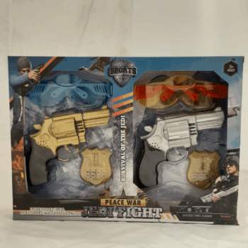 PISTOLAS, LENTES Y PLACA X2