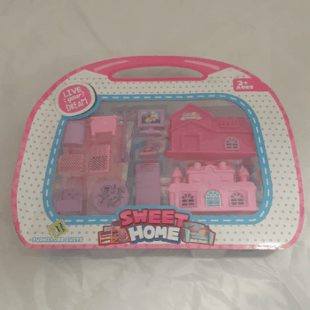 SET CASA MUÑECA C/MUEBLES X1