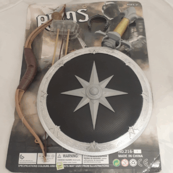 ARMADURA CABALLERO C/ESCUDO RED X1