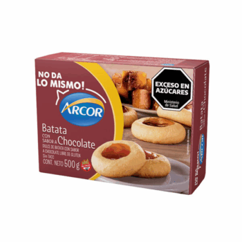 BATATA ESTUCHE C/CHOCOLATE 500GRS X1