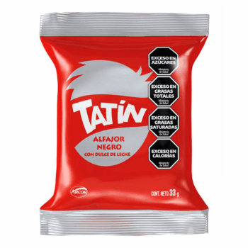 ALFAJOR TATIN 33GRS NEGRO X1