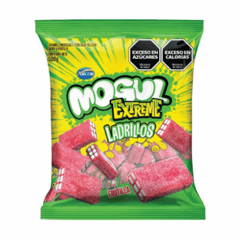 MOGUL EXTREME LADRILLOS FRUTILLA 500GRS