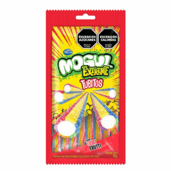 GOMITAS MOGUL EXTREME TUBITOS DE TUTTI FRUTTI 70GRS X1