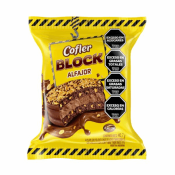 ALFAJOR COFLER BLOCK SIMPLE 40.7GRS X1