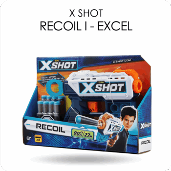 PISTOLA X-SHOT KICKBACK Ó RECOIL I – EXCEL X1