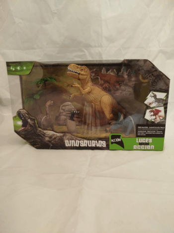 DINOSAURIO T/REX CHICO + ACC CJA X1