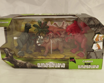 SET DINO CHICOS T-REX + TRICERPTOR X1