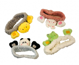 VINCHA ANIMALES PELUCHE SKIN CARE X1