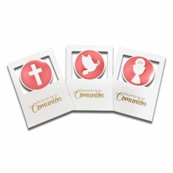 ESTAMPA COMUNION GOLD ROSSE X60