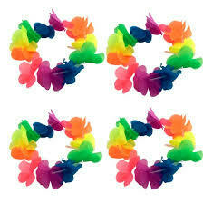 VINCHA HAWAIANA MULTICOLOR BSA X12