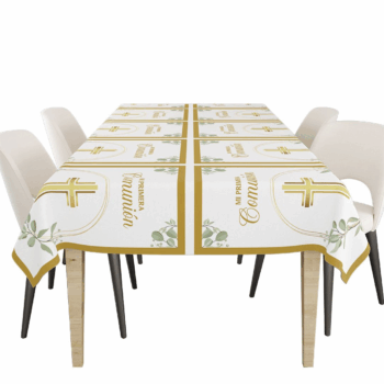 MANTEL COMUNION GREEN X1